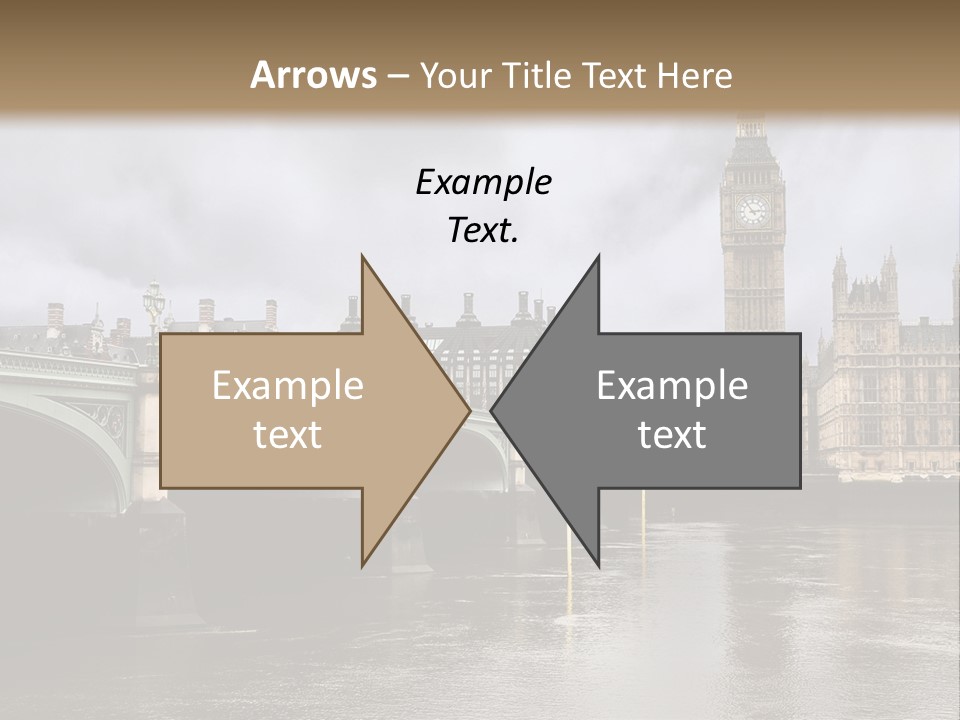 England Churchill River PowerPoint Template