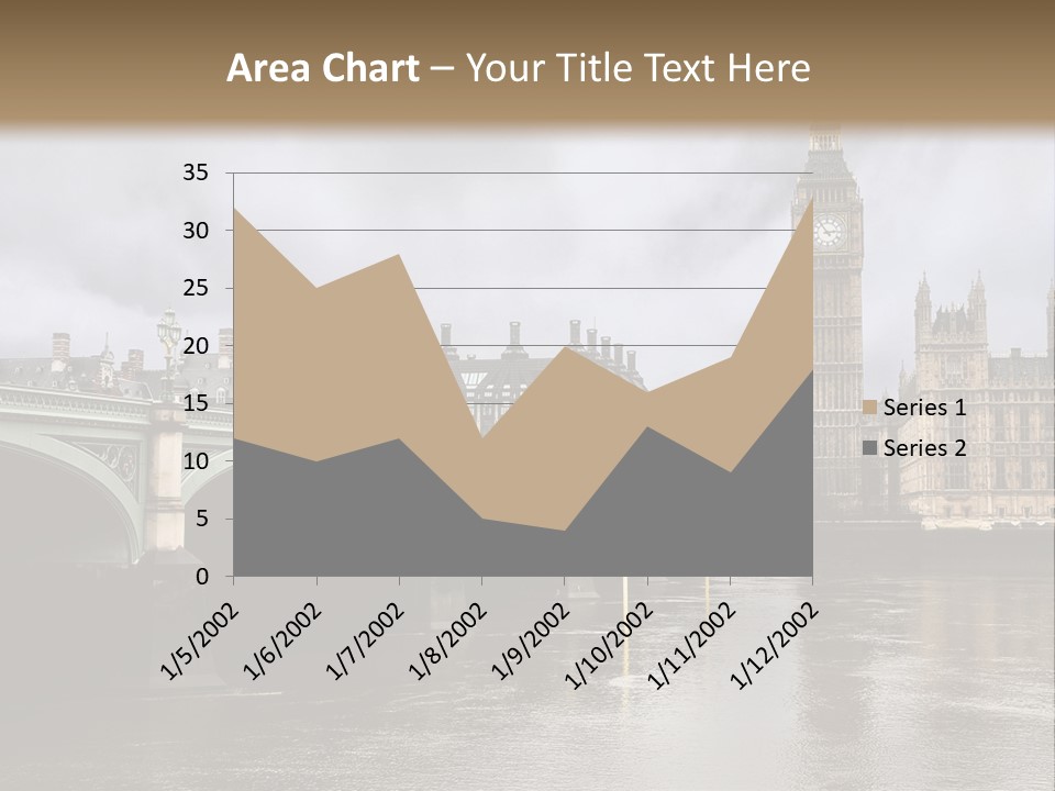 England Churchill River PowerPoint Template