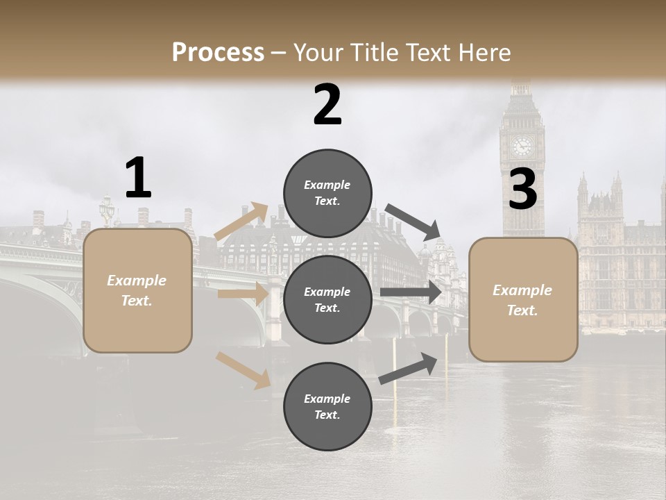 England Churchill River PowerPoint Template