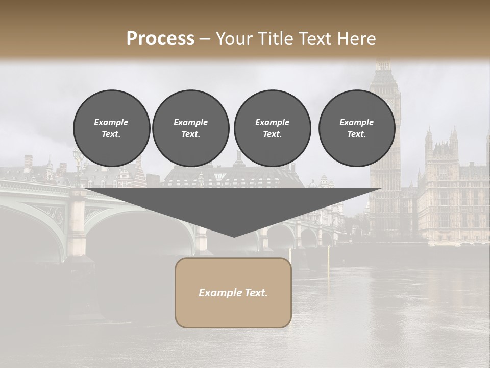 England Churchill River PowerPoint Template
