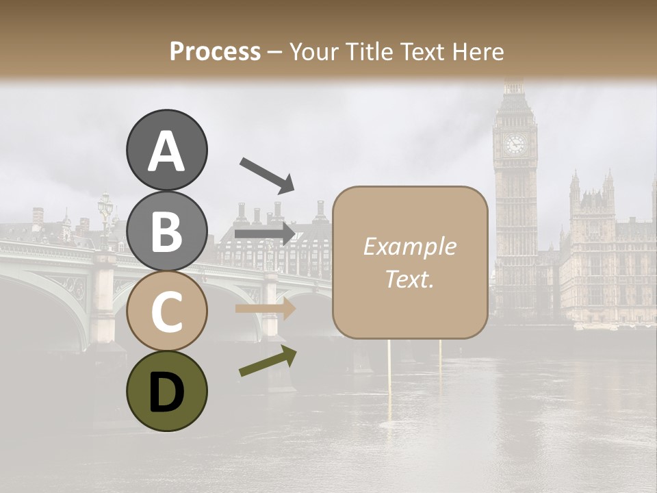 England Churchill River PowerPoint Template