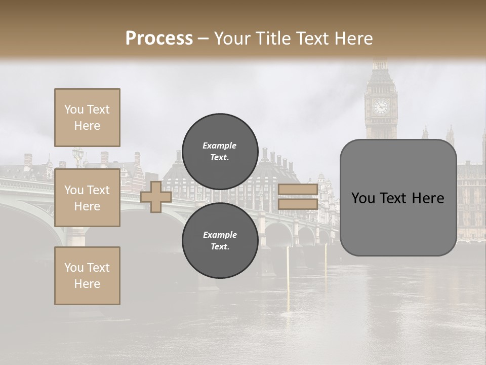 England Churchill River PowerPoint Template