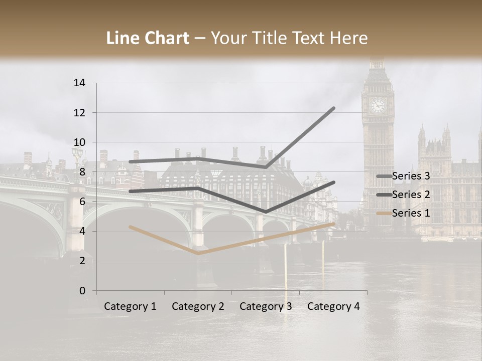 England Churchill River PowerPoint Template