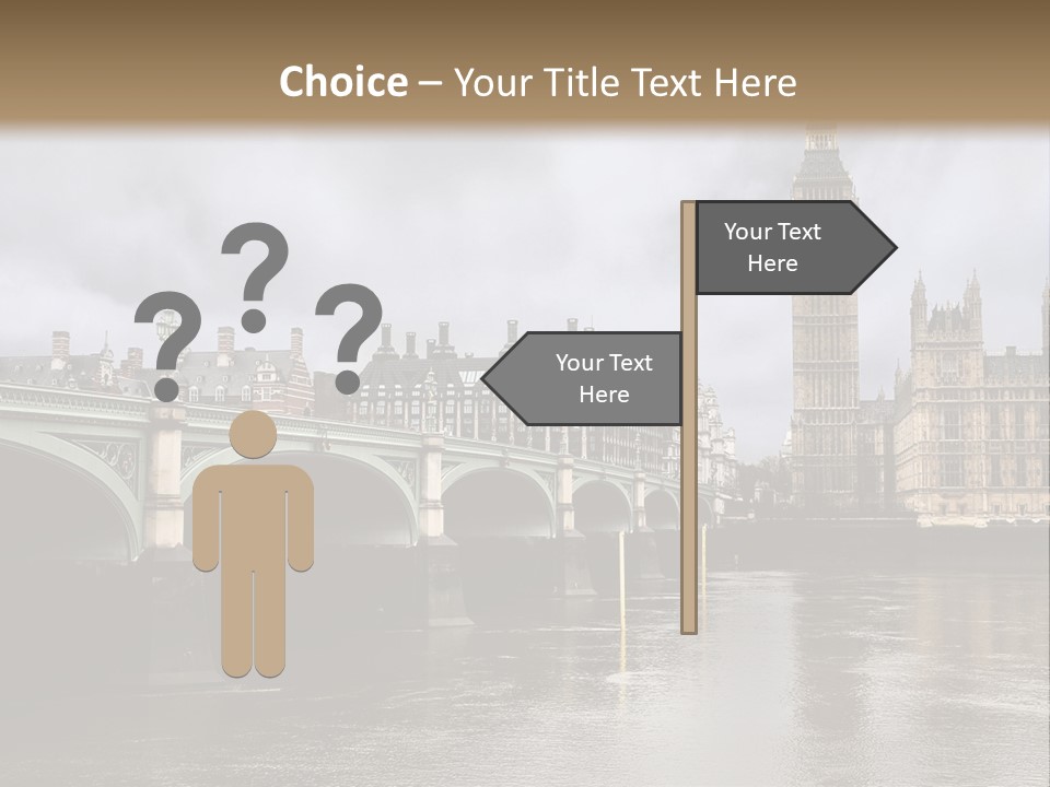 England Churchill River PowerPoint Template