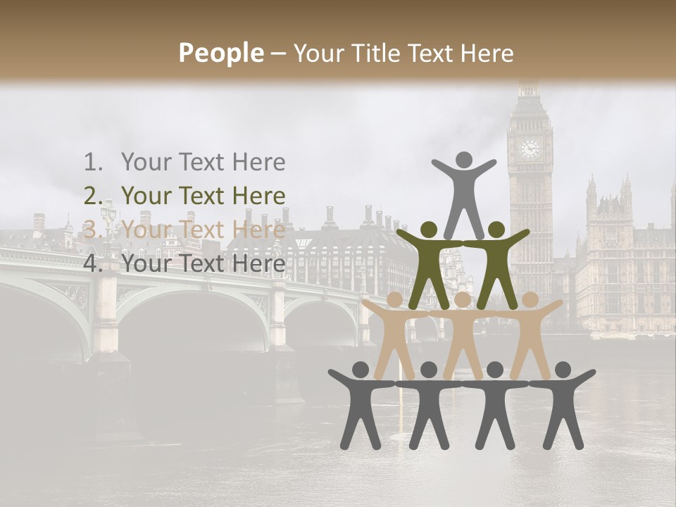 England Churchill River PowerPoint Template