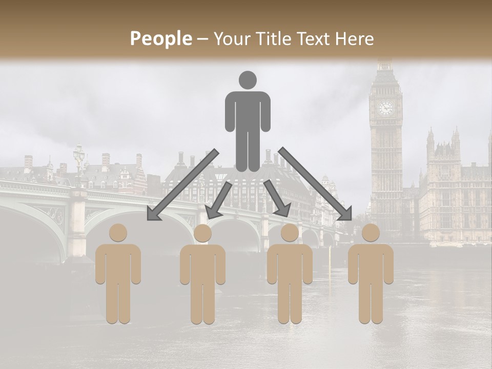 England Churchill River PowerPoint Template