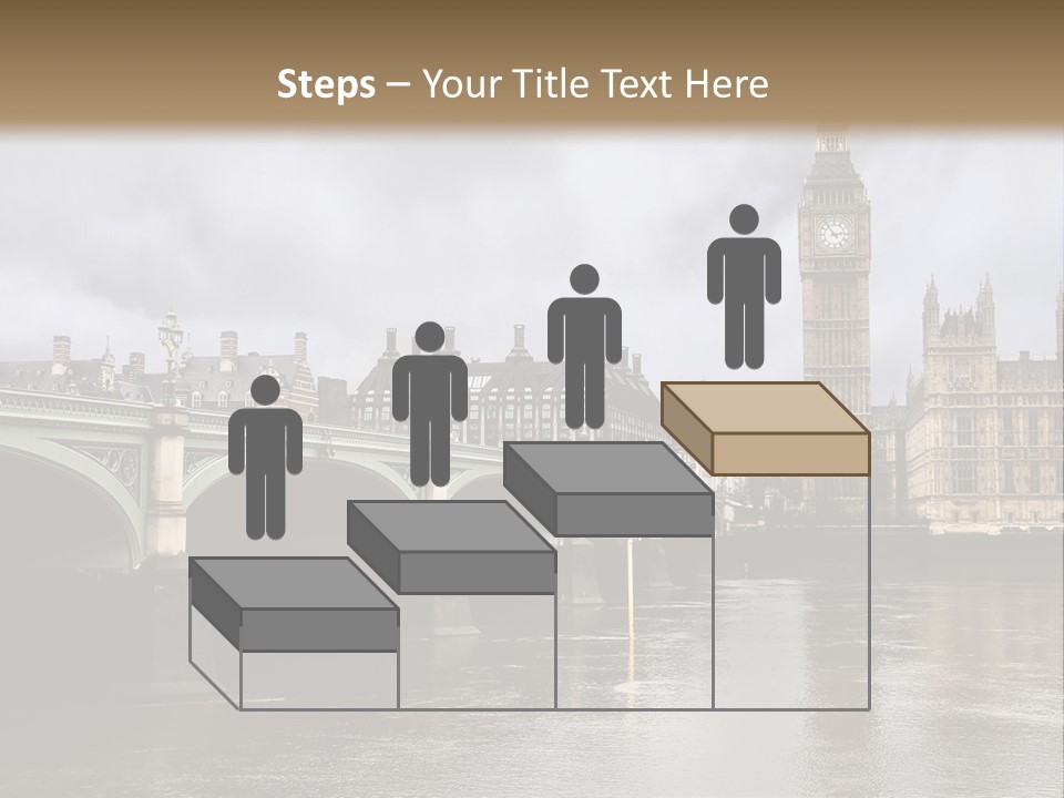 England Churchill River PowerPoint Template