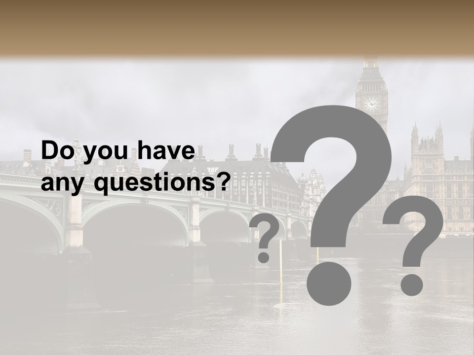 England Churchill River PowerPoint Template