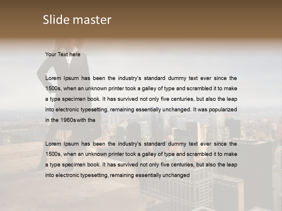 Travel Skyline Rise PowerPoint Template
