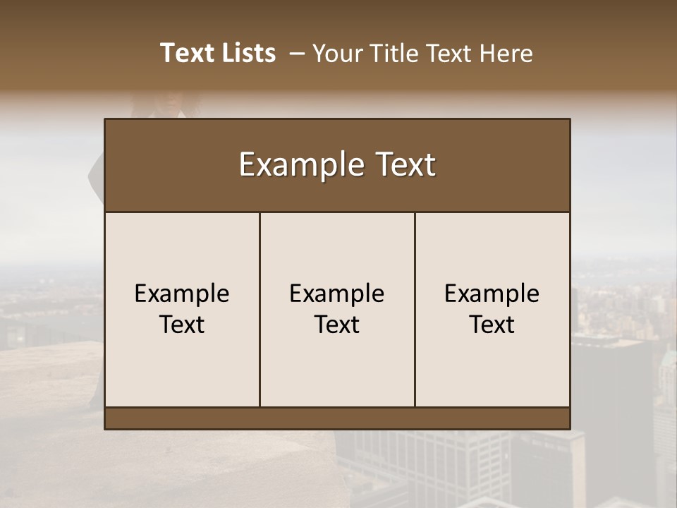 Travel Skyline Rise PowerPoint Template