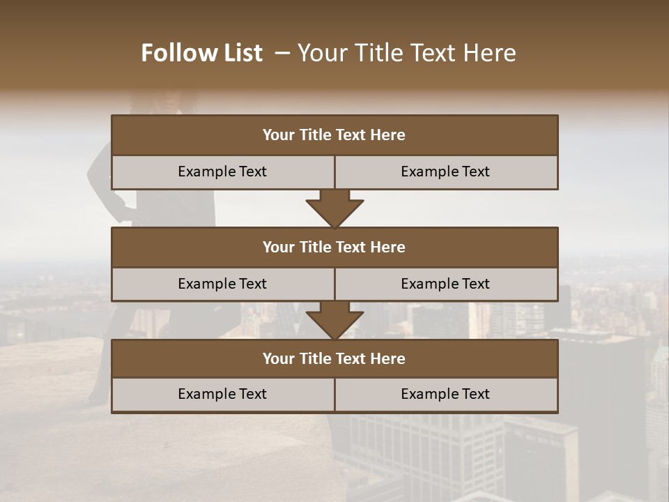 Travel Skyline Rise PowerPoint Template