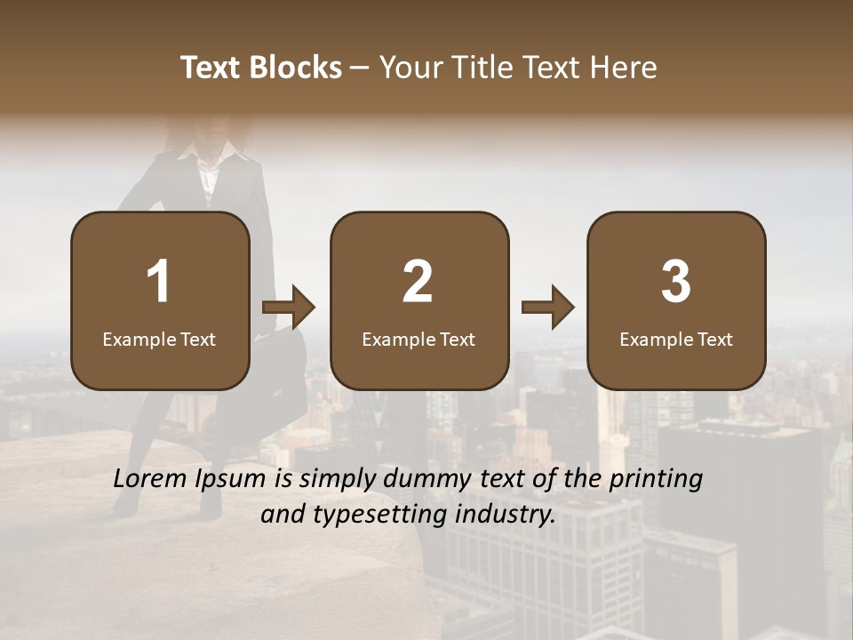 Travel Skyline Rise PowerPoint Template