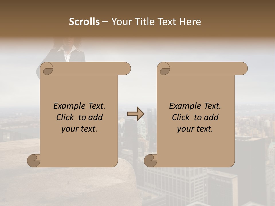 Travel Skyline Rise PowerPoint Template