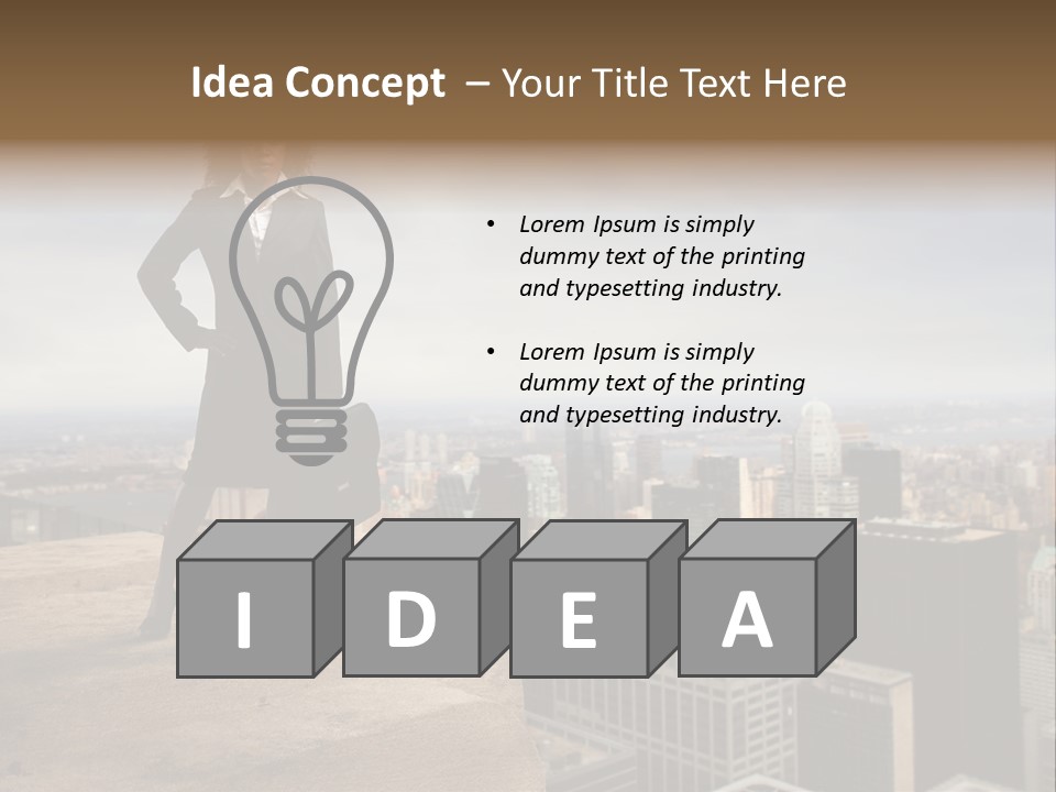 Travel Skyline Rise PowerPoint Template