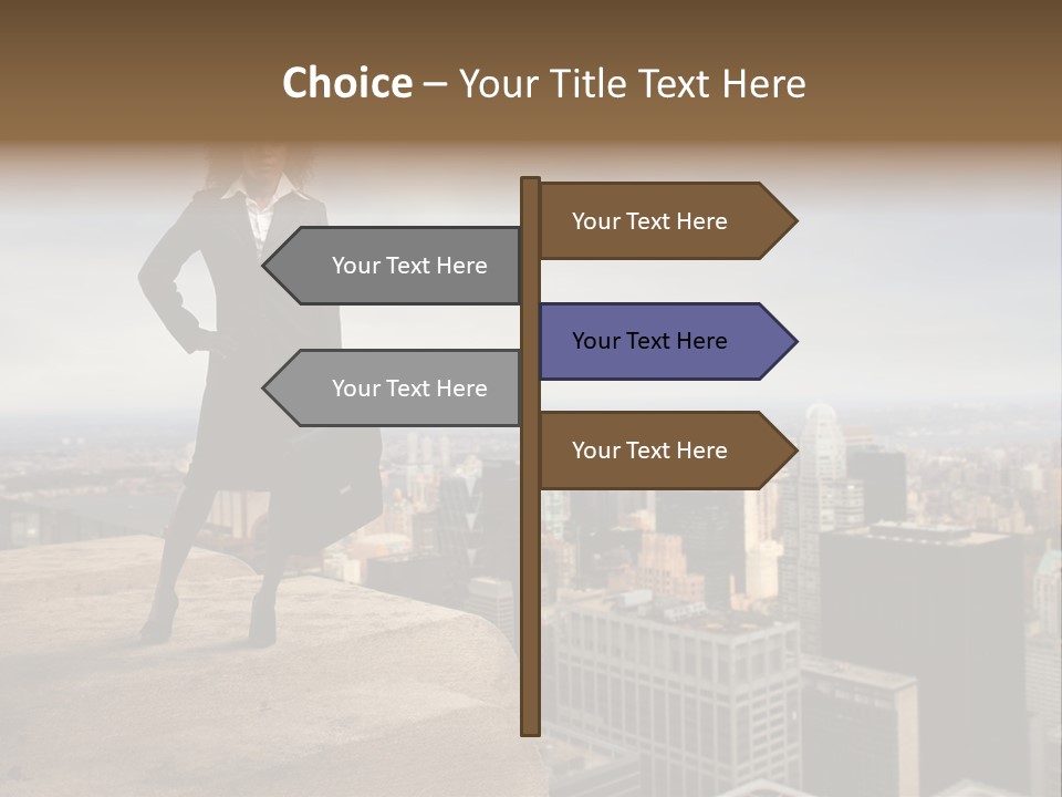 Travel Skyline Rise PowerPoint Template