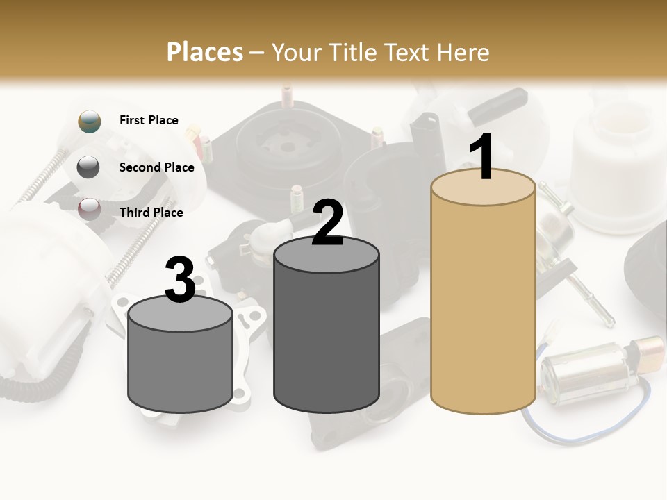 Car Plastic Mechanical PowerPoint Template