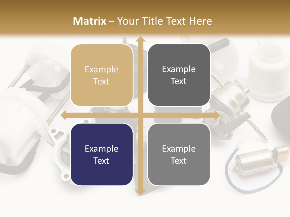 Car Plastic Mechanical PowerPoint Template