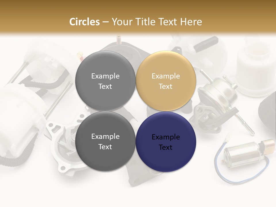 Car Plastic Mechanical PowerPoint Template