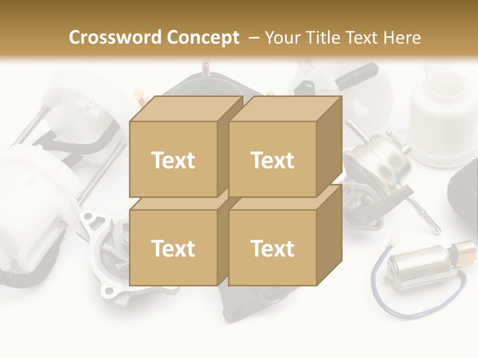 Car Plastic Mechanical PowerPoint Template
