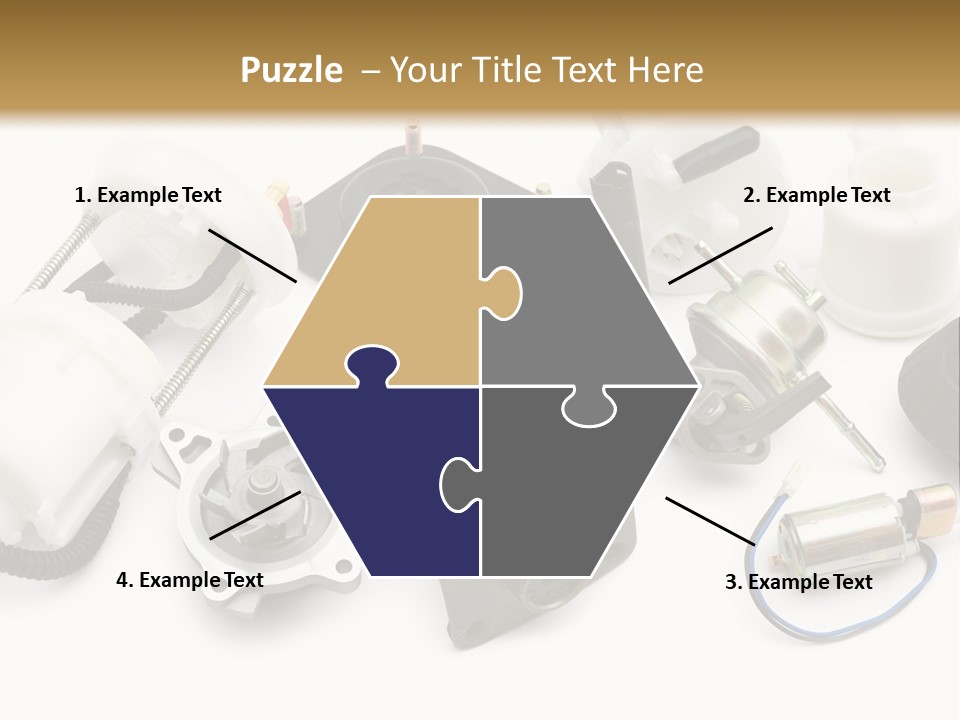 Car Plastic Mechanical PowerPoint Template