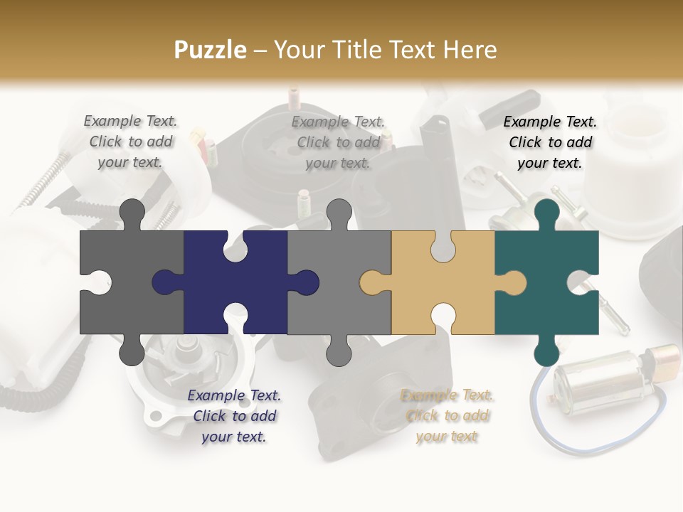 Car Plastic Mechanical PowerPoint Template