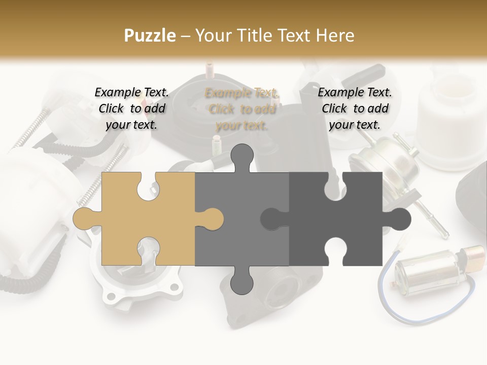 Car Plastic Mechanical PowerPoint Template