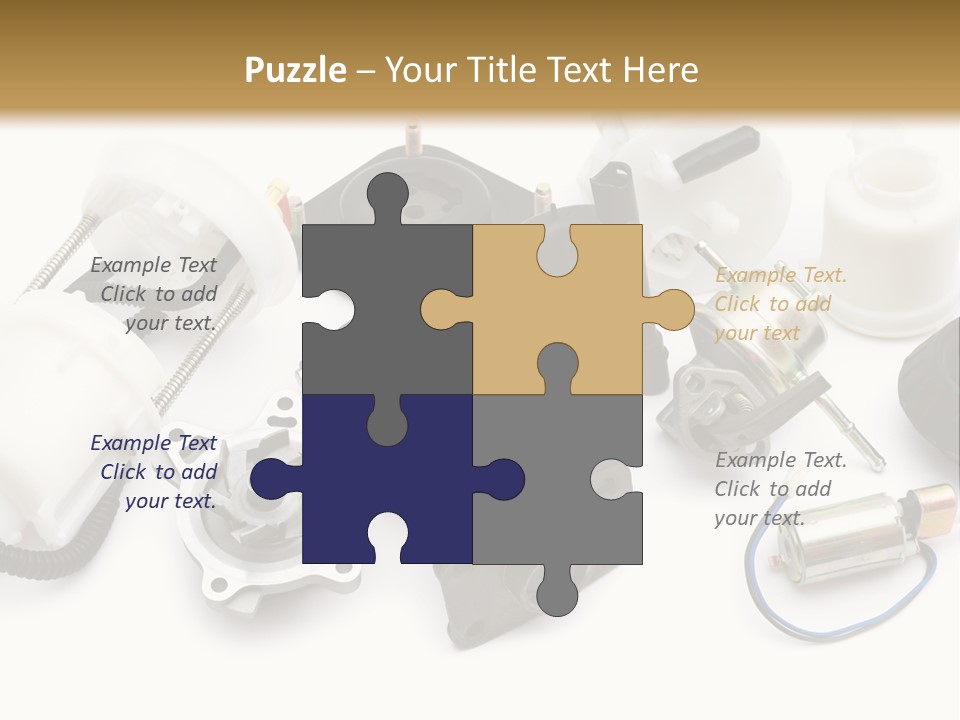 Car Plastic Mechanical PowerPoint Template