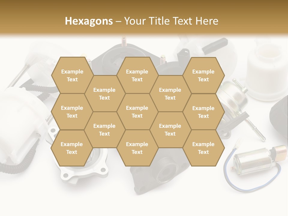 Car Plastic Mechanical PowerPoint Template