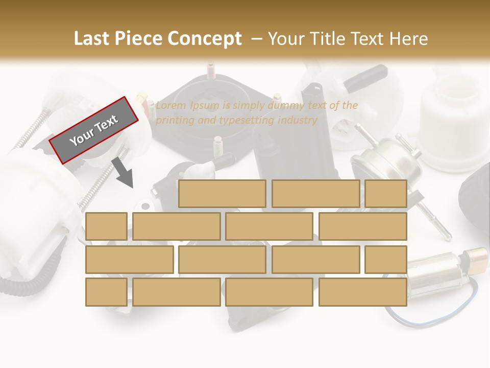 Car Plastic Mechanical PowerPoint Template