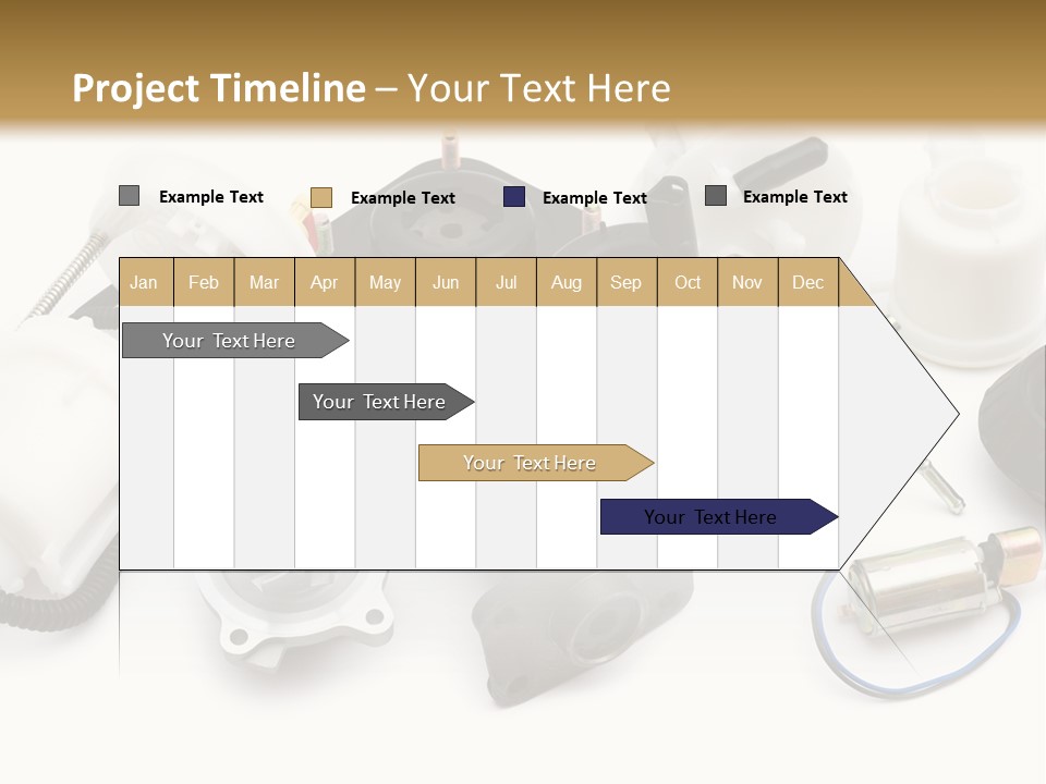 Car Plastic Mechanical PowerPoint Template