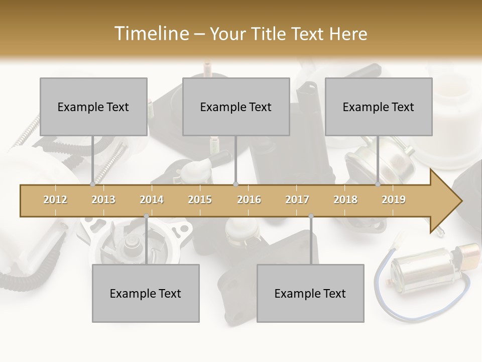Car Plastic Mechanical PowerPoint Template