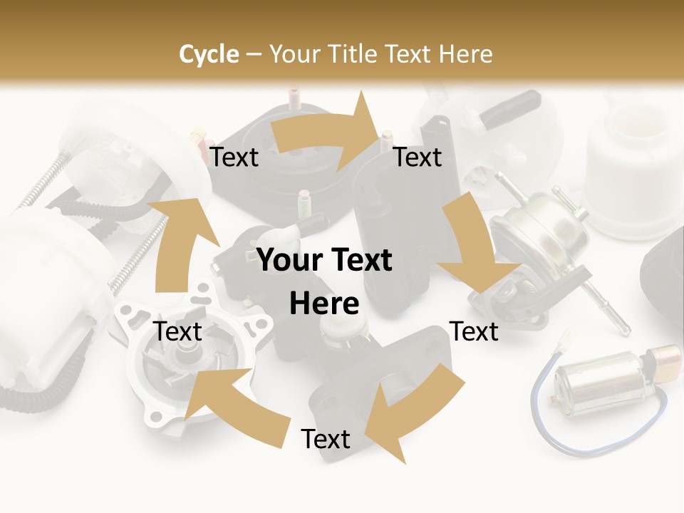 Car Plastic Mechanical PowerPoint Template