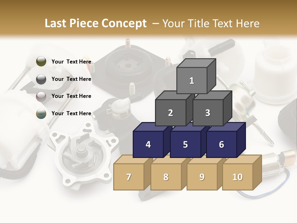 Car Plastic Mechanical PowerPoint Template