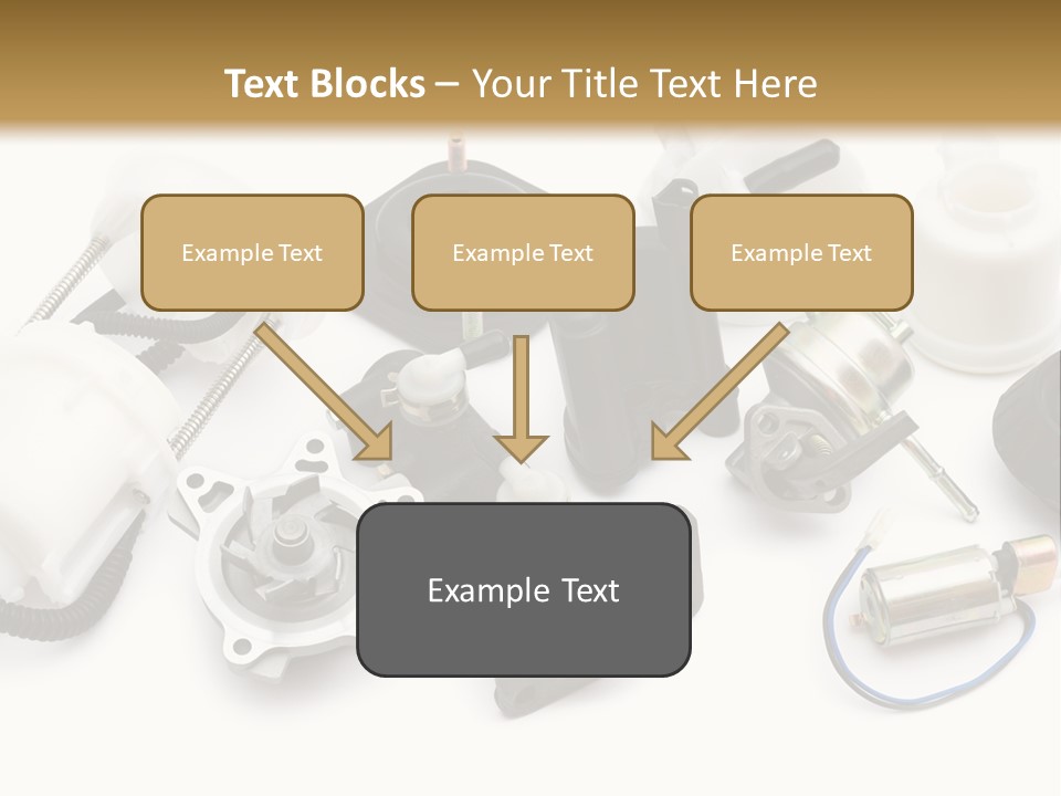 Car Plastic Mechanical PowerPoint Template