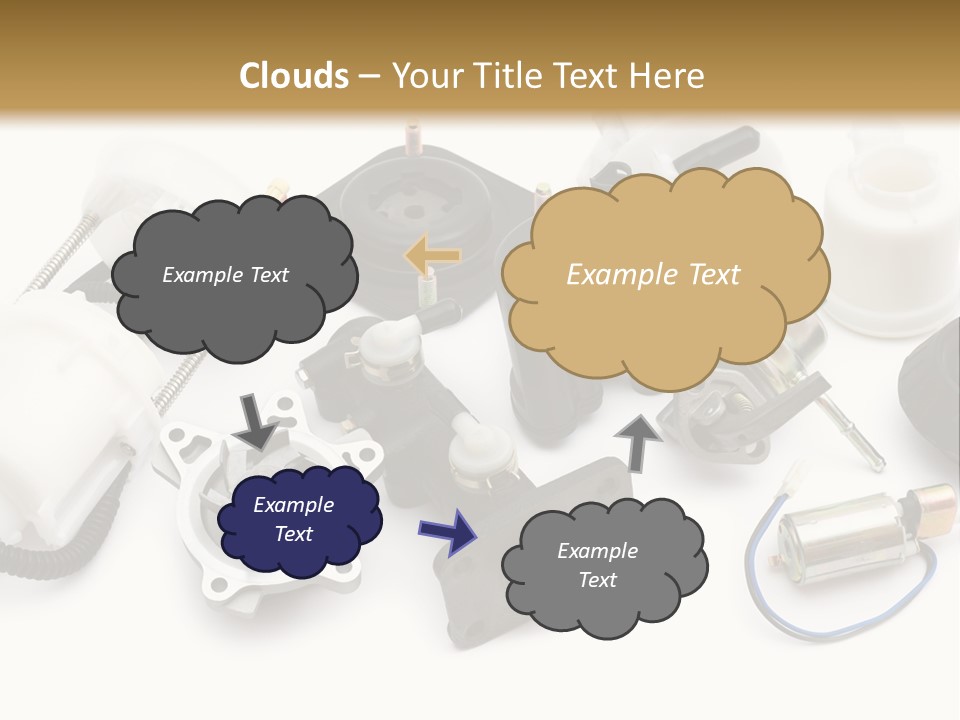Car Plastic Mechanical PowerPoint Template
