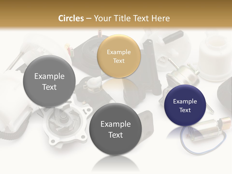 Car Plastic Mechanical PowerPoint Template