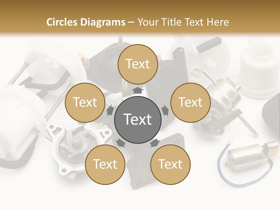 Car Plastic Mechanical PowerPoint Template