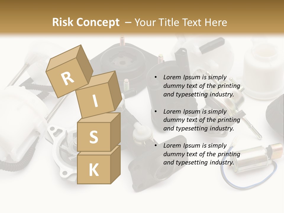 Car Plastic Mechanical PowerPoint Template