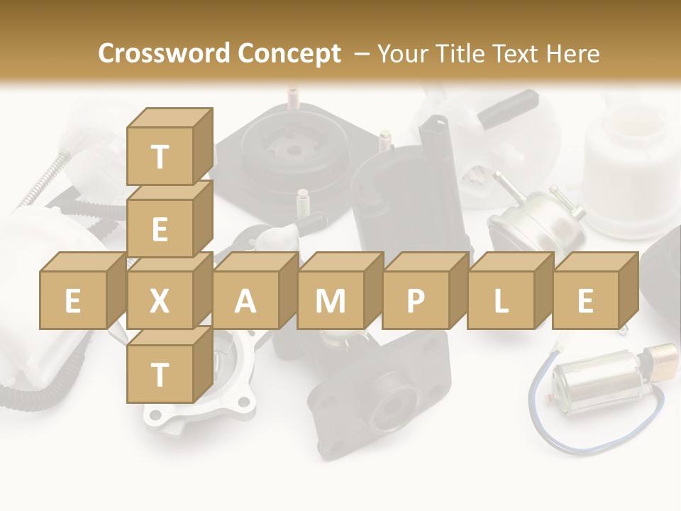 Car Plastic Mechanical PowerPoint Template