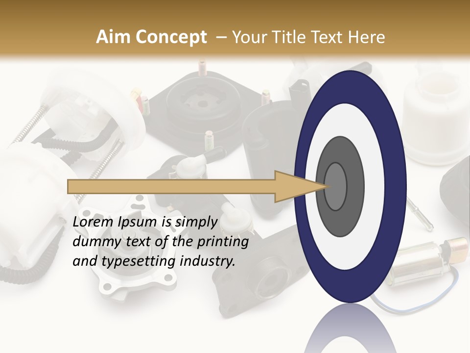 Car Plastic Mechanical PowerPoint Template