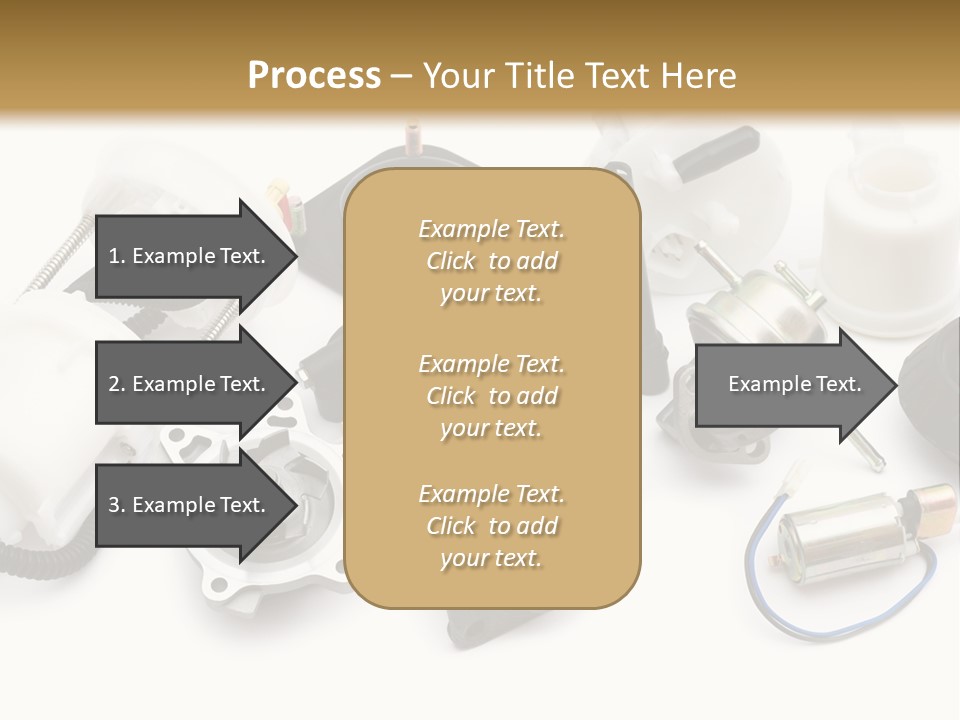 Car Plastic Mechanical PowerPoint Template
