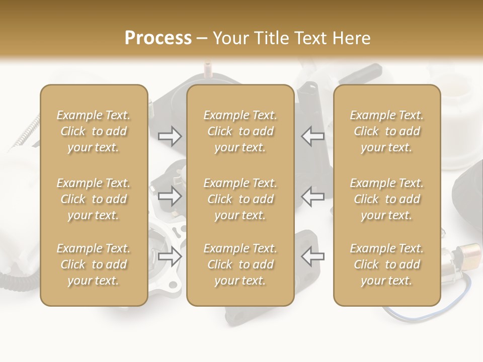 Car Plastic Mechanical PowerPoint Template