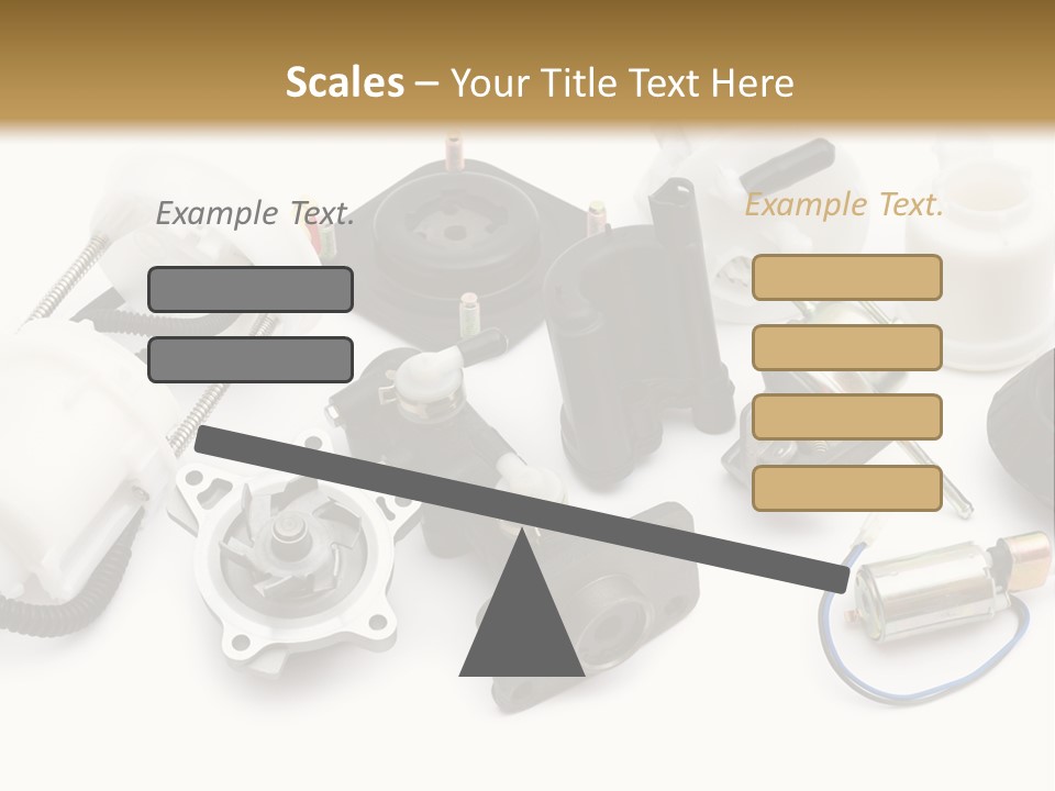 Car Plastic Mechanical PowerPoint Template