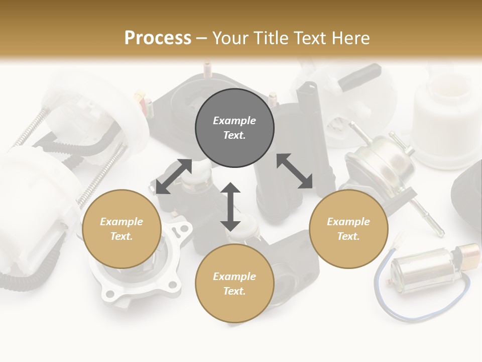 Car Plastic Mechanical PowerPoint Template