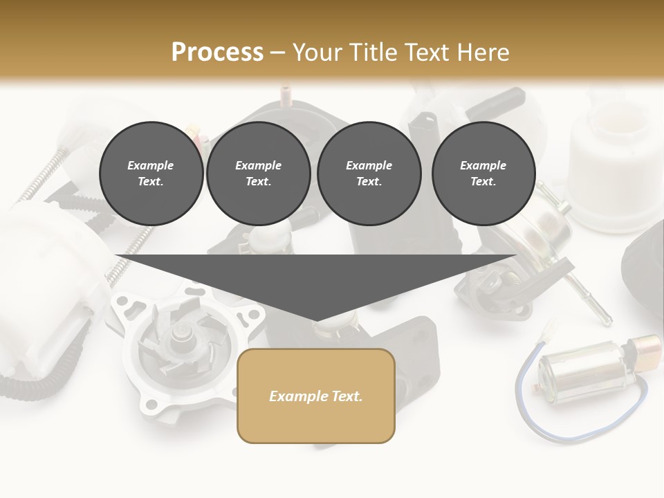 Car Plastic Mechanical PowerPoint Template