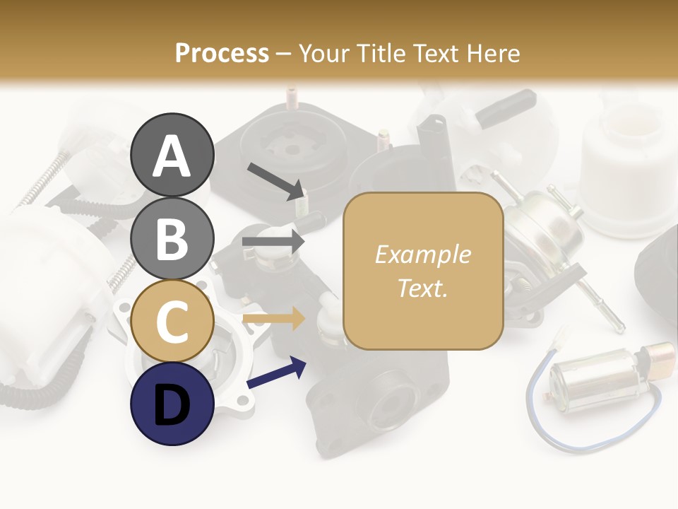 Car Plastic Mechanical PowerPoint Template