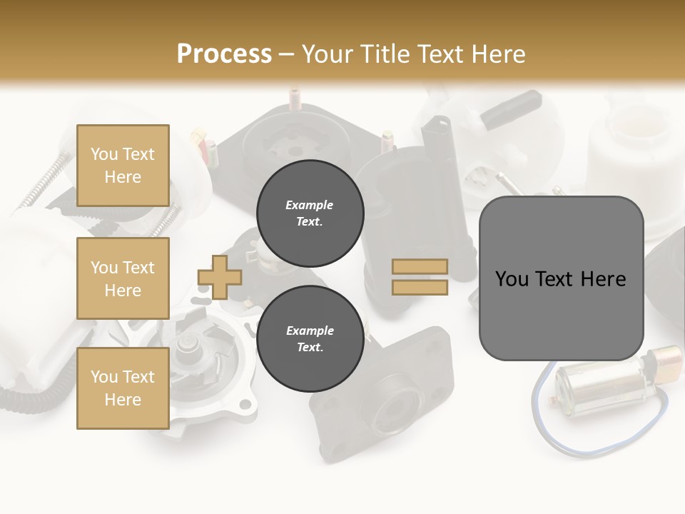 Car Plastic Mechanical PowerPoint Template