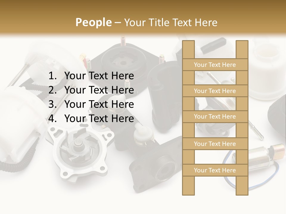 Car Plastic Mechanical PowerPoint Template