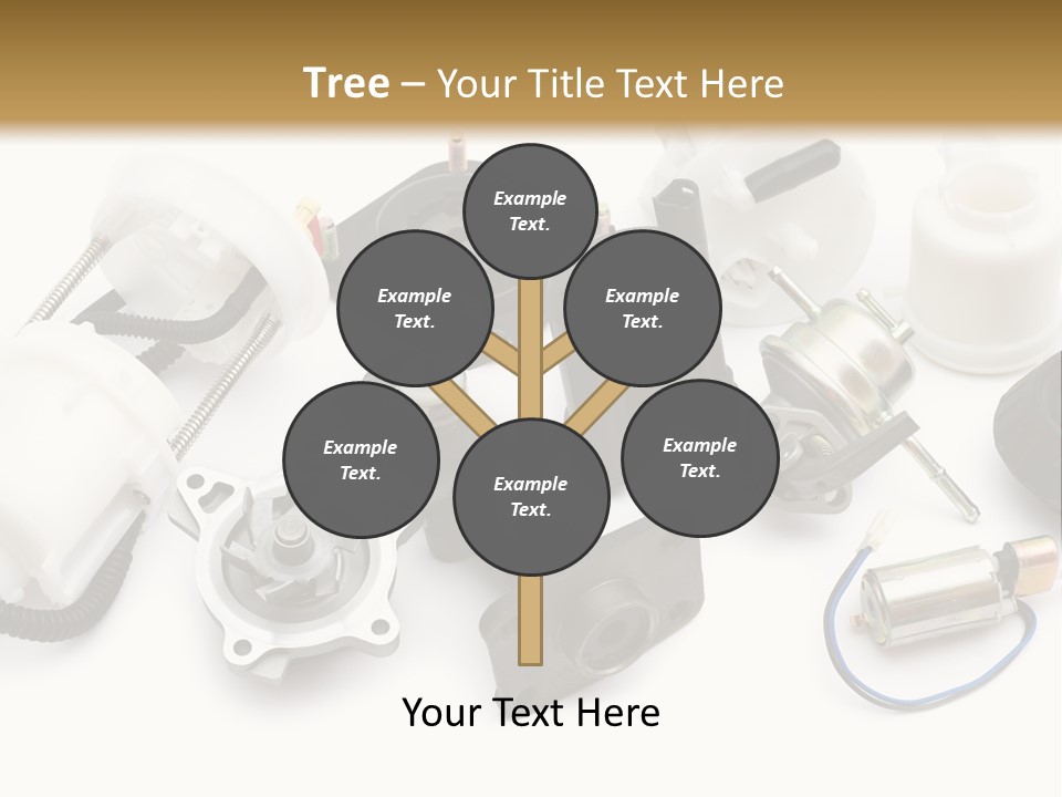 Car Plastic Mechanical PowerPoint Template