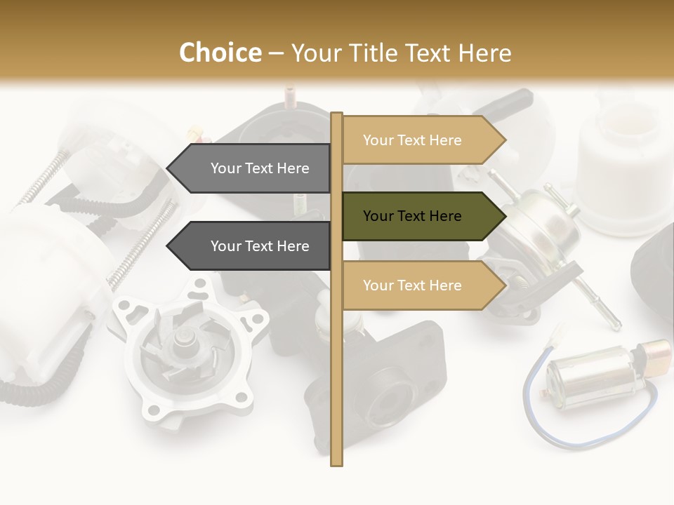 Car Plastic Mechanical PowerPoint Template
